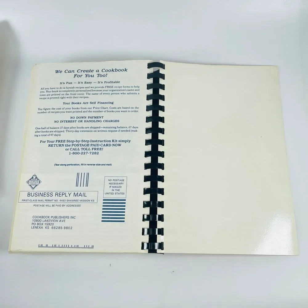 75th Anniversary Spiral Cookbook St Stanislaus Omaha NE 1919 1994 VTG Recipes
